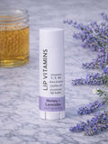 Lip Vitamins Essential Lip Balm – Honey + Lavender – Soothing Serenity